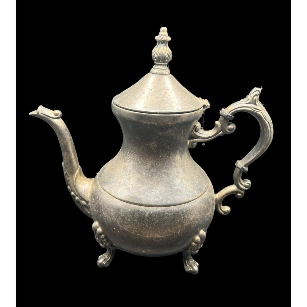 Vintage Silver Tea Pot Set of 2